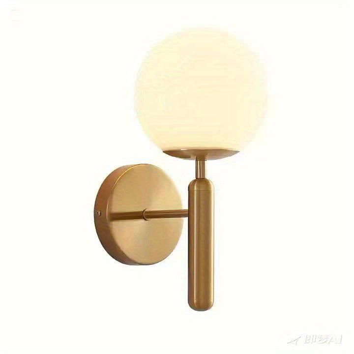 Glass Globe Wall Sconce
