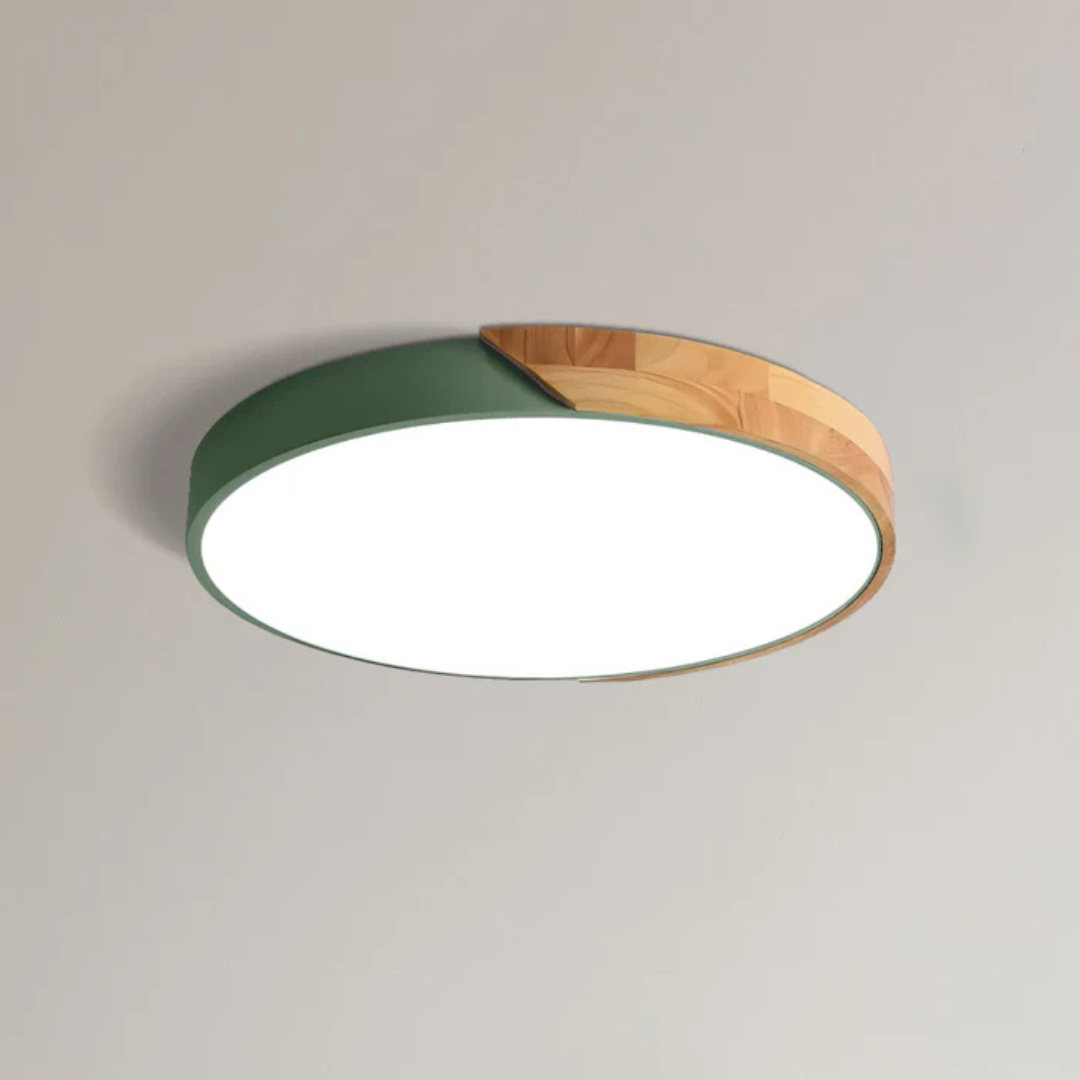 Nordic Wood Trim LED Ceiling Light