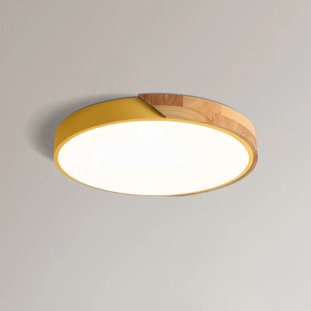 Nordic Wood Trim LED Ceiling Light