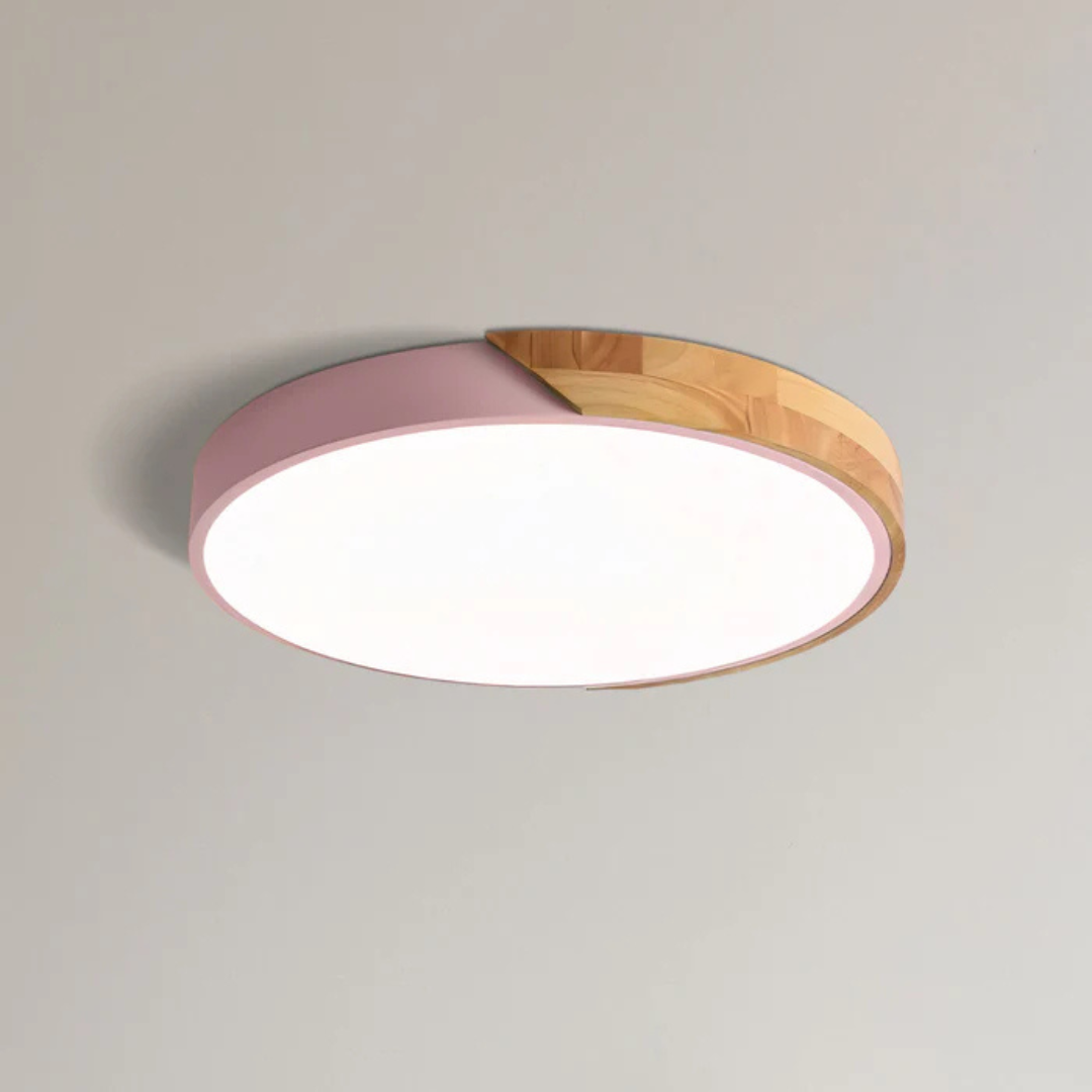 Nordic Wood Trim LED Ceiling Light