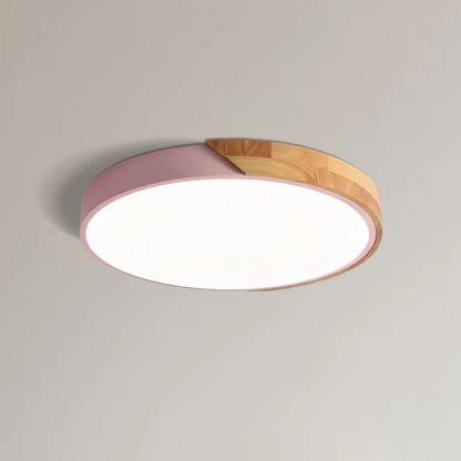 Nordic Wood Trim LED Ceiling Light