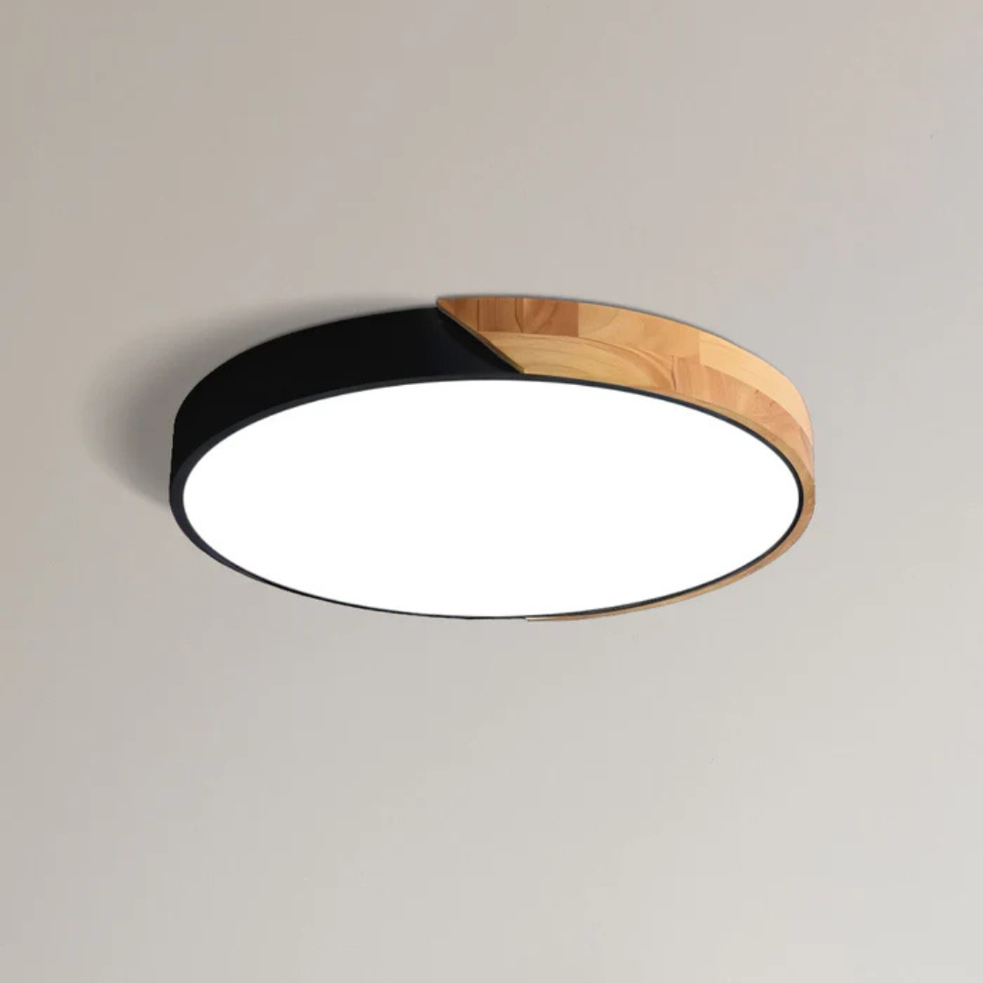 Nordic Wood Trim LED Ceiling Light