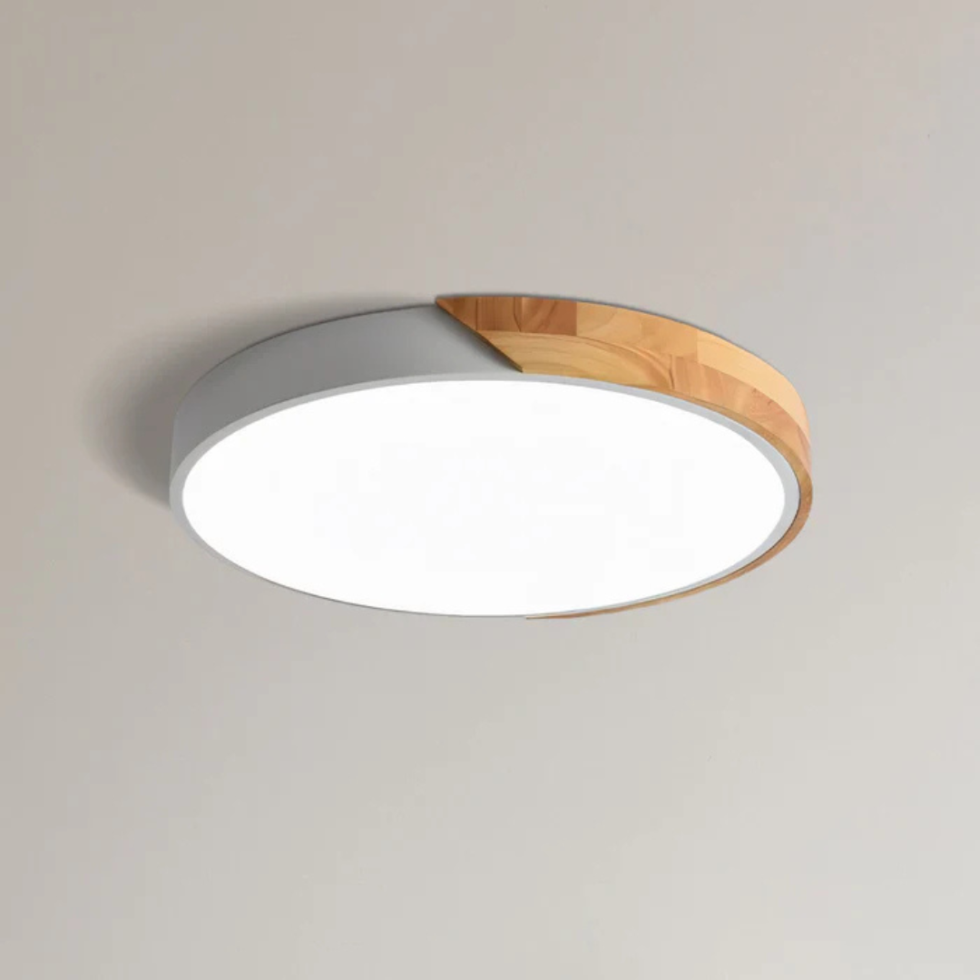 Nordic Wood Trim LED Ceiling Light