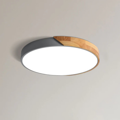 Nordic Wood Trim LED Ceiling Light
