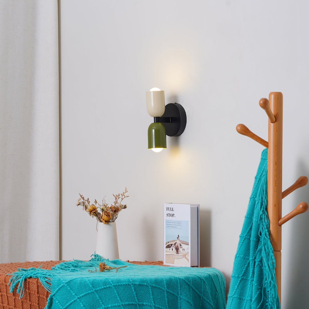 Macaron Colourful Bedside Wall Lamp