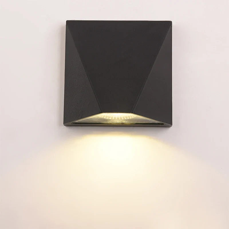 5W Black Aluminium LED Wall Light