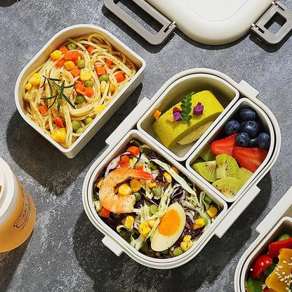FreshMate 800ml 3-Compartment Bento Box