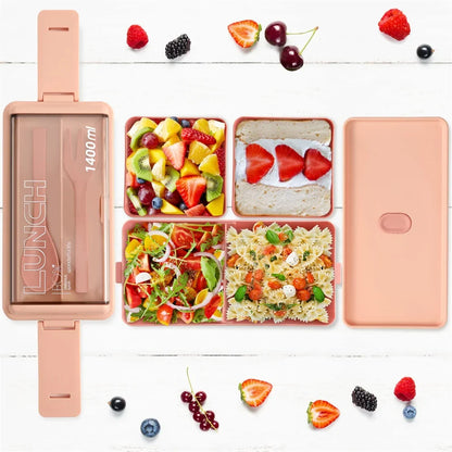 1400ml Double Layer Bento Box