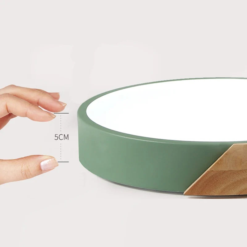 Nordic Wood Trim LED Ceiling Light