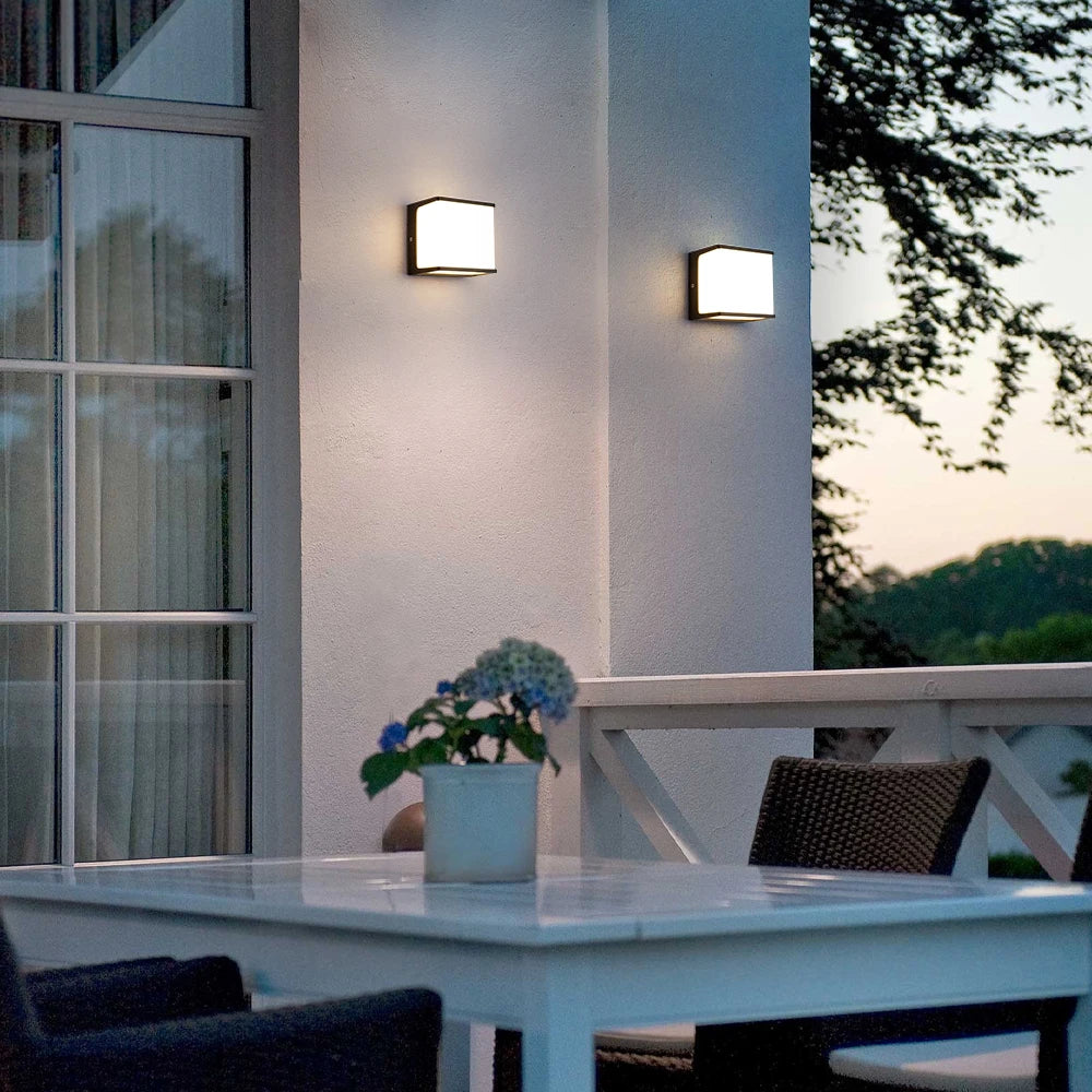 AeroCube Modern LED Outdoor Wall Light