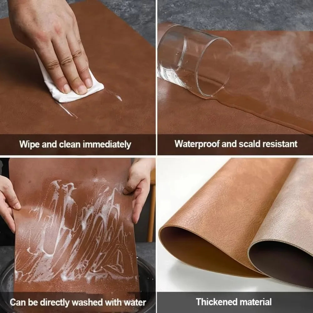 NordicDrop Faux Leather Placemats