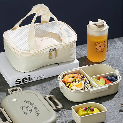 FreshMate 800ml 3-Compartment Bento Box