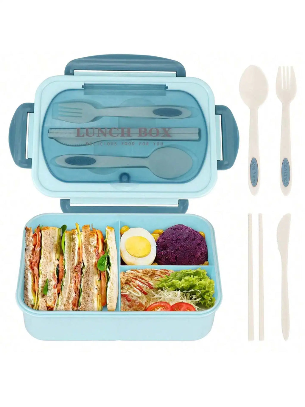 MealMate 4-Compartment Bento Box