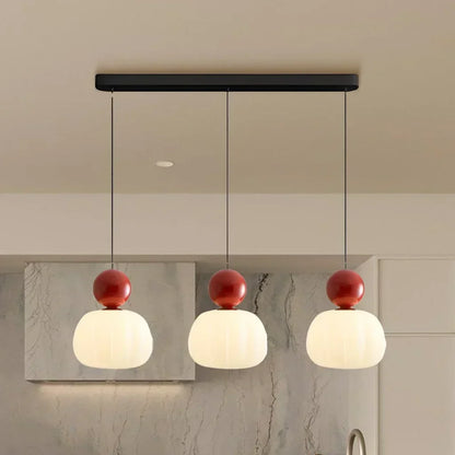Nordic Pumpkin Glass Pendant Light