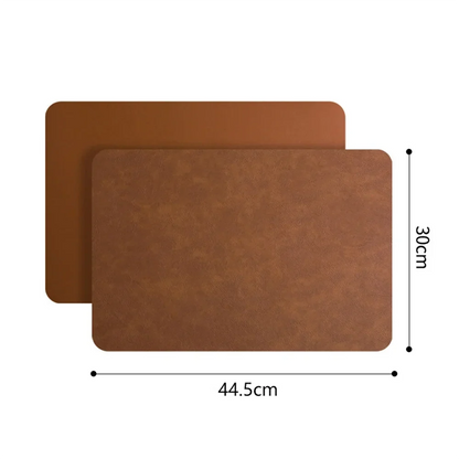DuoMat Faux Leather Placemats