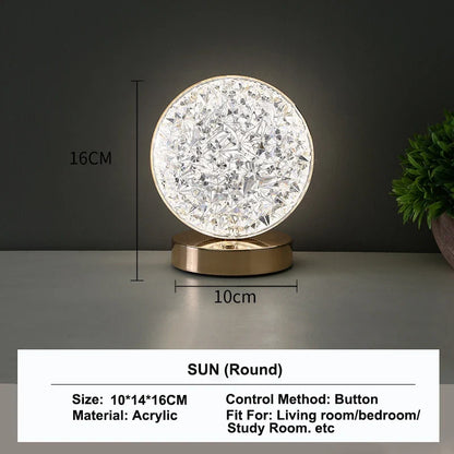 Stellora 3D Crystal Night Light