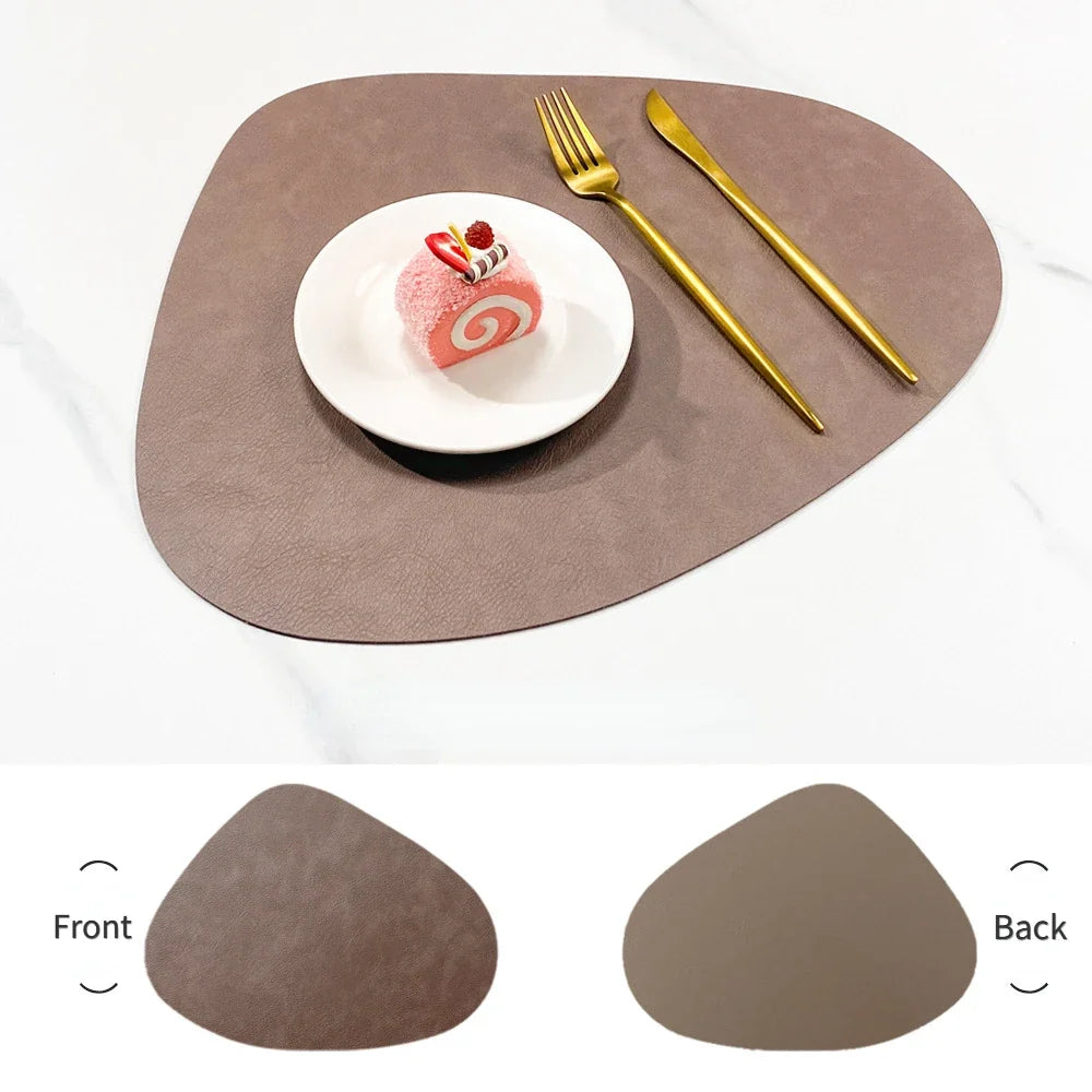 NordicDrop Faux Leather Placemats