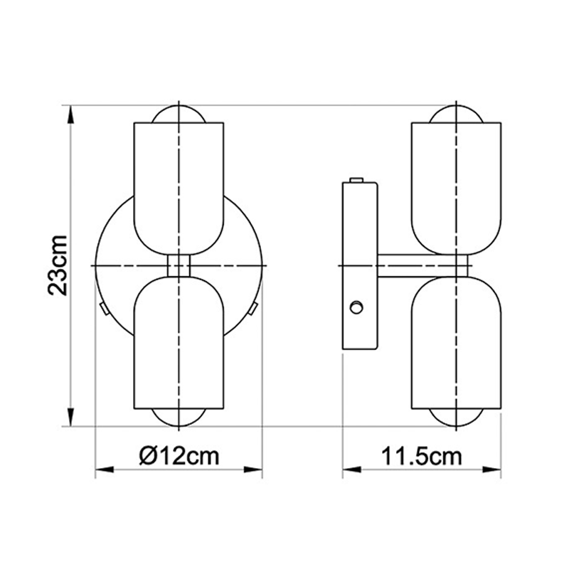 Macaron Colourful Bedside Wall Lamp