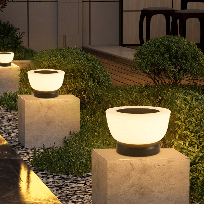 Solar Landing Light Outdoor Pathway Lamp