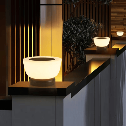 Solar Landing Light Outdoor Pathway Lamp