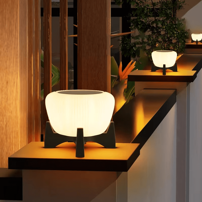 Solar Landing Light Outdoor Pathway Lamp
