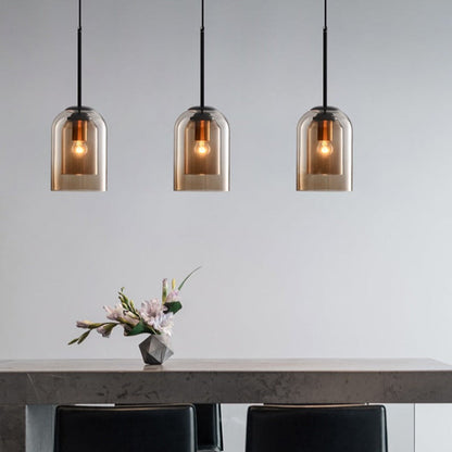 Coloured Glass Nordic Pendant Lamp