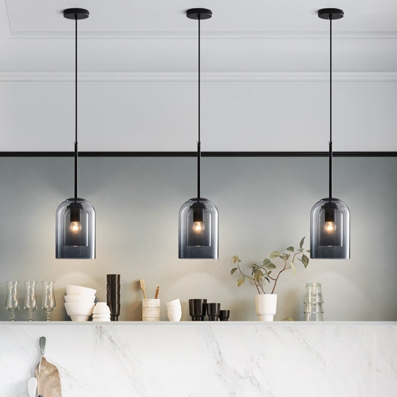Coloured Glass Nordic Pendant Lamp