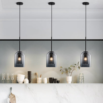 Coloured Glass Nordic Pendant Lamp
