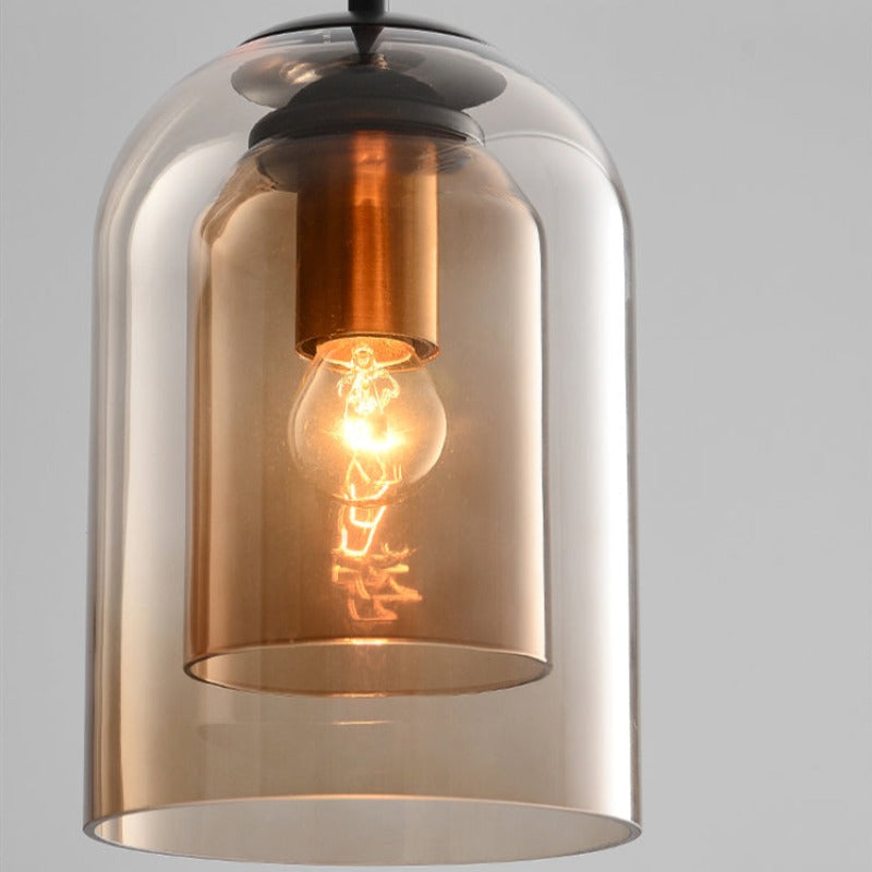 Coloured Glass Nordic Pendant Lamp