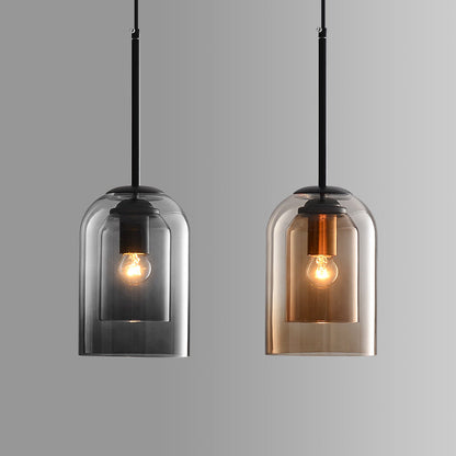 Coloured Glass Nordic Pendant Lamp