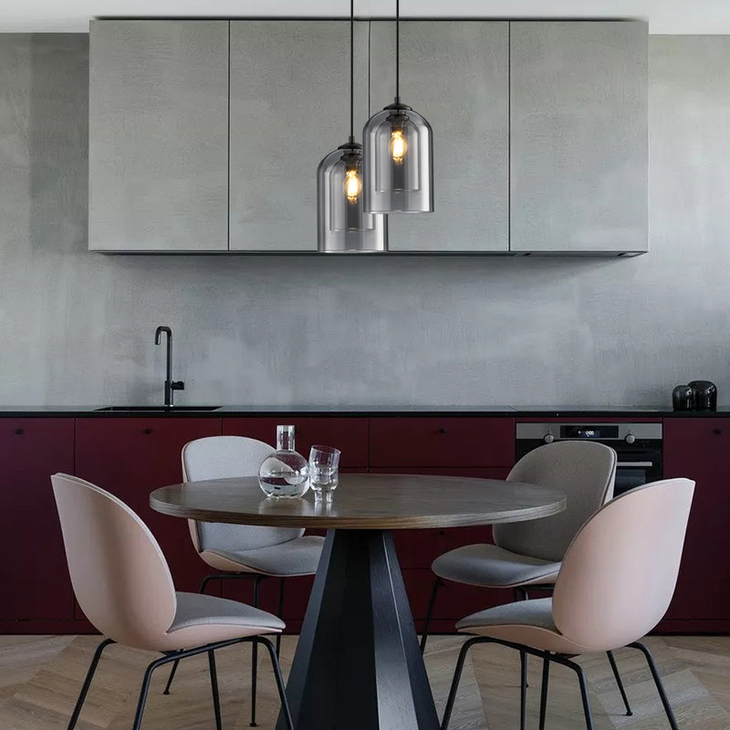 Coloured Glass Nordic Pendant Lamp